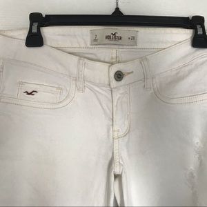 White Denim Hollister Capris